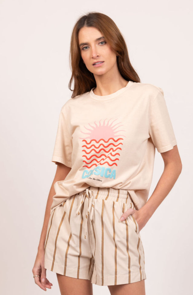 Lana Vintage Tee - Black Eagle