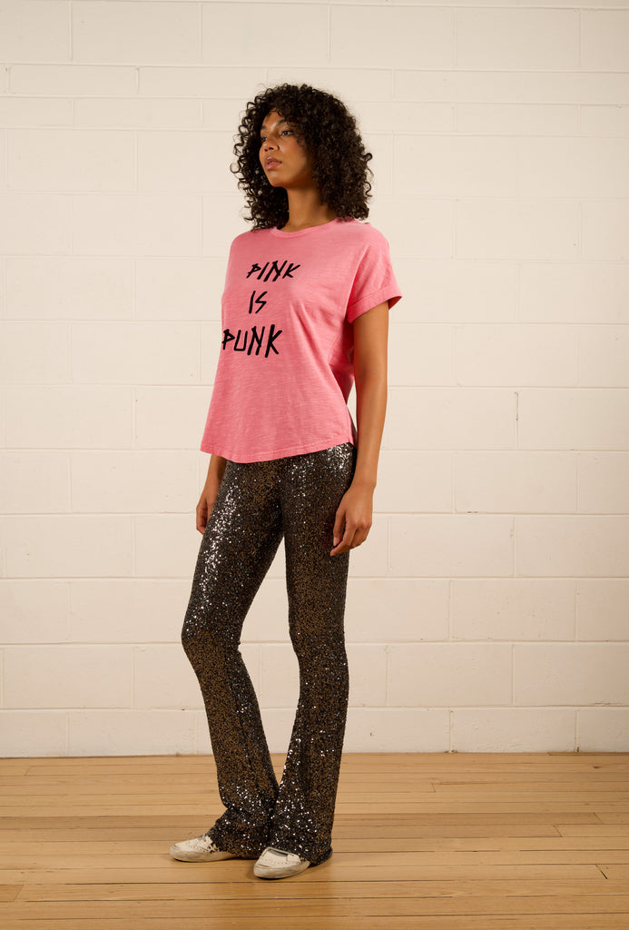 Jade Relaxed Tee - Pink Punk - PInk Cotton Slub tee - We Are The Others