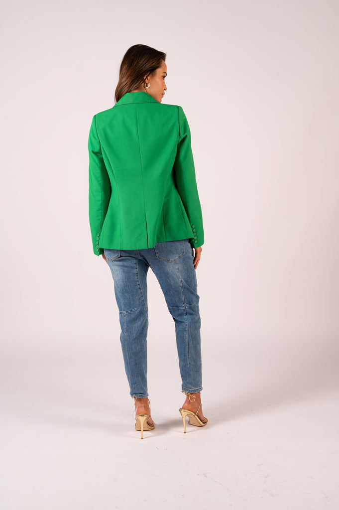 Carrie Blazer - Bright Green | Single breast green blazer | We Are The Others