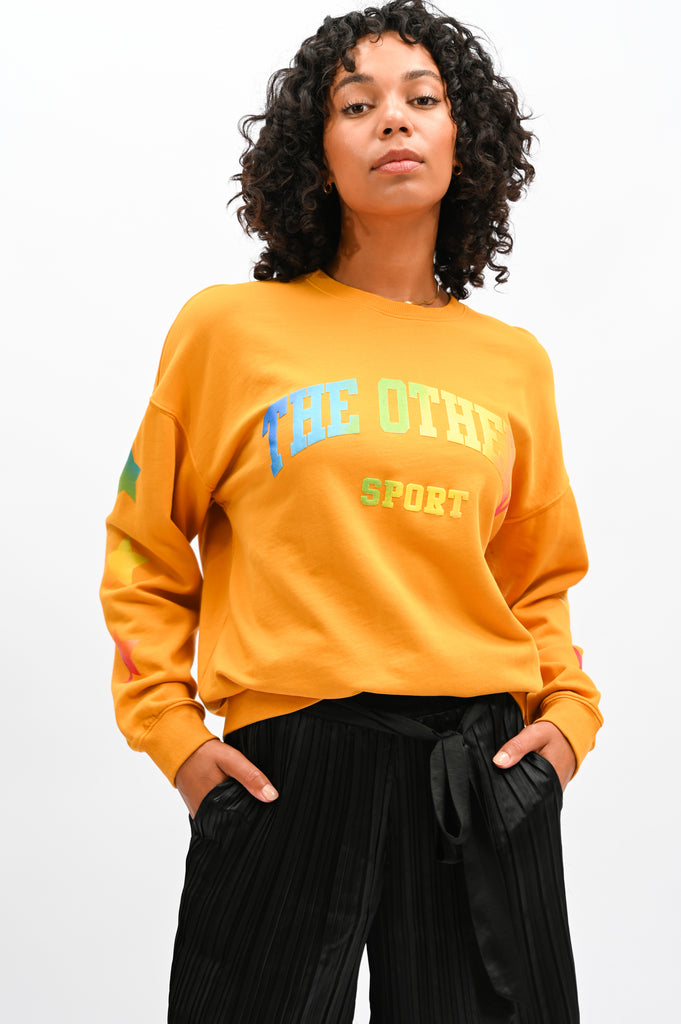 Chelsea Vintage Sweat - Others Apricot - relaxed fit yellow sweat - WE ARE THE OTHERS